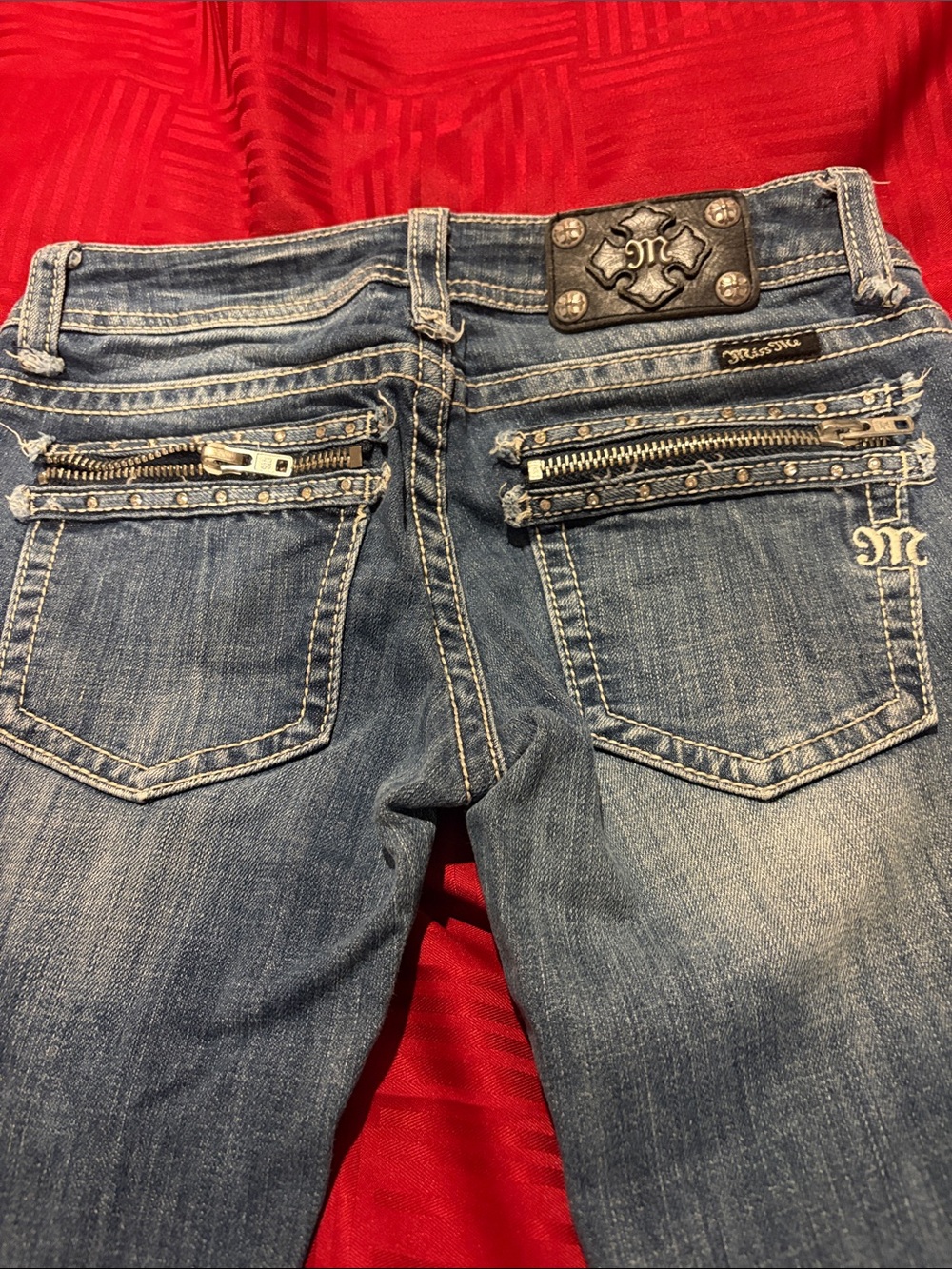 Women’s Miss Me Classic Blue Washed skinny leg Jeans